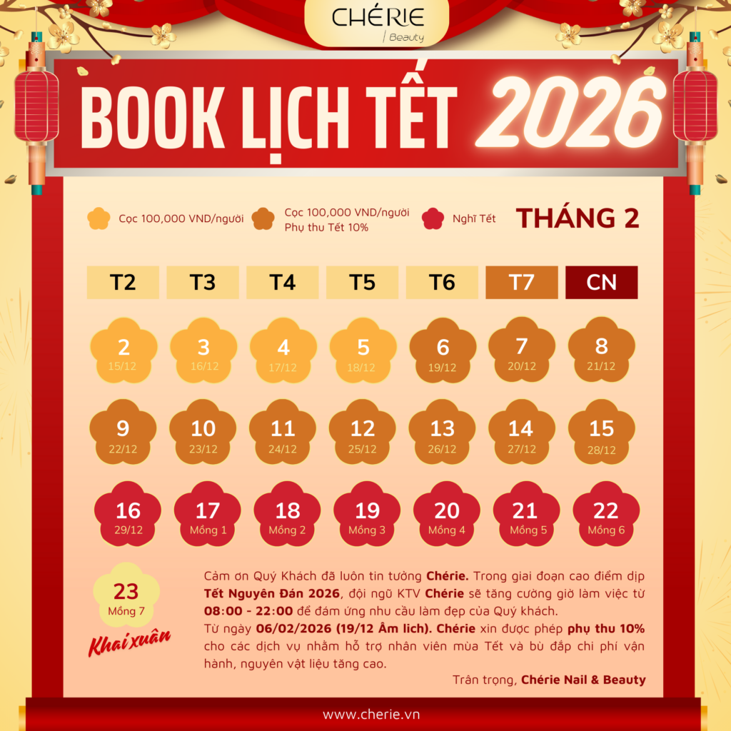 book lịch nail tết 2026