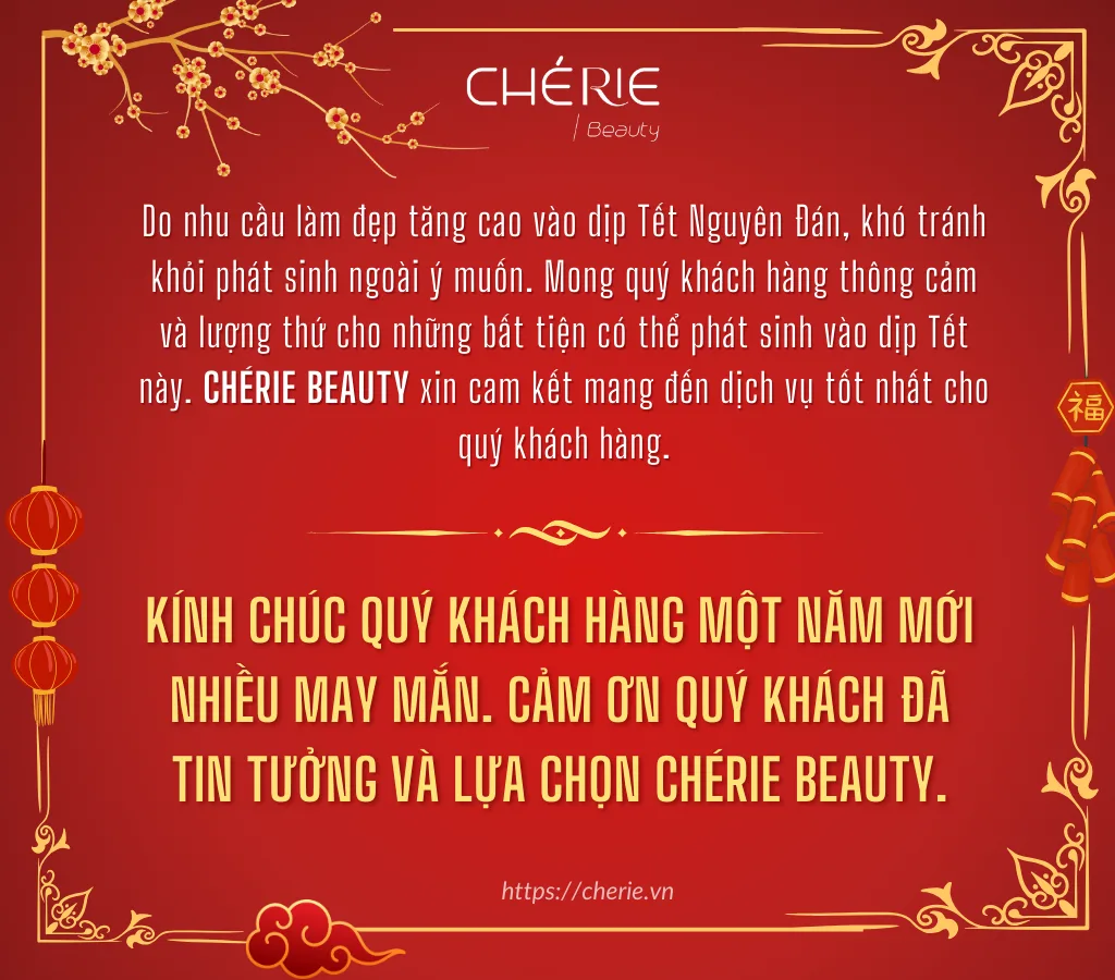 chérie beauty book lịch nail tết